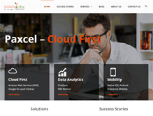 Tablet Screenshot of paxcel.net